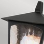 Preview: Elstead York Außen-Wandleuchte E27 28cm Schwarz