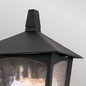 Preview: Elstead York Außen-Wandleuchte E27 28cm Schwarz