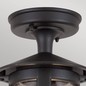 Preview: Elstead Hereford Außen-Deckenleuchte E27 24cm Schwarz IP43