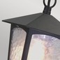 Preview: Elstead York Außen-Hängeleuchte E27 29cm Schwarz IP43