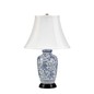Preview: Elstead Blue Ginger Jar Tischleuchte E27 Blau Weiß, Made in UK