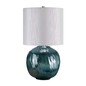 Preview: Elstead Blue Globe Tischleuchte E27 Blau Hellgrau, Made in UK