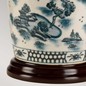 Preview: Elstead Blue Traditional Tischleuchte E27 Blau Weiß, Made in UK