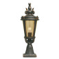 Preview: Elstead Baltimore Außen-Stehleuchte E27 56cm Verwitterte Bronze IP44