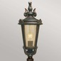 Preview: Elstead Baltimore Außen-Stehleuchte E27 117cm Verwitterte Bronze IP44