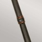 Preview: Elstead Baltimore Außen-Stehleuchte E27 239cm Verwitterte Bronze IP44