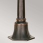 Preview: Elstead Baltimore Außen-Hängeleuchte E27 50cm Verwitterte Bronze
