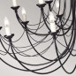Preview: Elstead Carisbrooke Kronleuchter E14 18-fach Schwarz, Made in UK