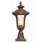 Preview: Elstead Chicago Außen-Stehleuchte E27 51cm Rostige Bronze Patina IP44