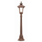 Preview: Elstead Chicago Außen-Stehleuchte E27 115cm Rostige Bronze Patina IP44