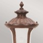 Preview: Elstead Chicago Außen-Stehleuchte E27 115cm Rostige Bronze Patina IP44