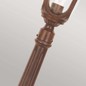 Preview: Elstead Chicago Außen-Stehleuchte E27 115cm Rostige Bronze Patina IP44