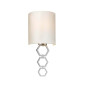 Preview: Elstead Clark Wandleuchte E27 Small Poliertes Chrom Elfenbeinfarbe