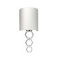 Preview: Elstead Clark Wandleuchte E27 Small Poliertes Chrom Elfenbeinfarbe