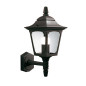 Preview: Elstead Chapel Außen-Wandleuchte E27 Mini Up Schwarz IP44, Made in UK