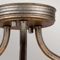 Preview: Elstead Crown Deckenleuchte E27 3-fach Eisernes Tor-Farbe
