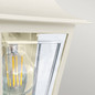 Preview: Elstead Deco Lane Außenwandleuchte E27 Creme IP44, Made in UK