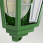 Preview: Elstead Deco Lane Außenwandleuchte E27 Grün IP44, Made in UK