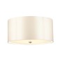 Preview: Elstead Fletcher Deckenleuchte E27 3-fach 45cm Poliertes Chrom Elfenbein