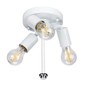 Preview: Elstead Fletcher Deckenleuchte E27 3-fach 45cm Poliertes Chrom Elfenbein