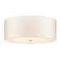Preview: Elstead Fletcher Deckenleuchte E27 5-fach 27cm Poliertes Chrom Elfenbein