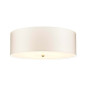 Preview: Elstead Fletcher Deckenleuchte E27 7-fach 28cm Gealtertes Messing Elfenbein