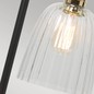 Preview: Elstead Douille Tischleuchte E27 Schwarz-Messing poliert
