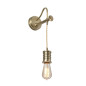 Preview: Elstead Douille Wandleuchte E27 Gealtertes Messing