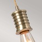 Preview: Elstead Douille Wandleuchte E27 Gealtertes Messing