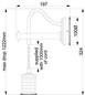Preview: Elstead Douille Wandleuchte E27 Gealtertes Messing