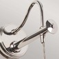 Preview: Elstead Douille Wandleuchte E27 Poliertes Nickel