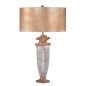 Preview: Elstead Bienville Tischleuchte E27 Silber, gold und braun