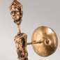 Preview: Elstead Fragment Wandleuchte E27 95cm Blattgold