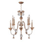 Preview: Elstead Mignon Kronleuchter E14 8-fach Gold und Silber