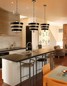 Preview: Elstead South Beach Hängeleuchte E27 Schwarz und weiß