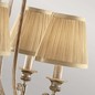 Preview: Elstead Abbey Kronleuchter E14 5-fach Silber Sand