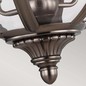 Preview: Elstead Adams Kronleuchter E14 3-fach Antikes Nickel