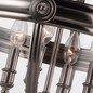 Preview: Elstead Adams Kronleuchter E14 4-fach Antikes Nickel