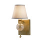 Preview: Elstead Argento Wandleuchte E14 Oxidiertes Blattsilber
