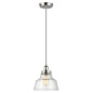 Preview: Elstead Baskin Hängeleuchte E27 26cm Poliertes Nickel