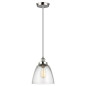 Preview: Elstead Baskin Hängeleuchte E27 27cm Poliertes Nickel