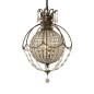 Preview: Elstead Bellini Kronleuchter E14 3-fach Oxidierte Bronze, Britische Bronze