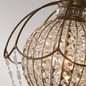 Preview: Elstead Bellini Kronleuchter E14 3-fach Oxidierte Bronze, Britische Bronze