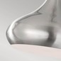 Preview: Elstead Beso Hängeleuchte E27 27cm Gebürsteter Stahl