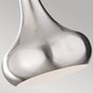 Preview: Elstead Beso Hängeleuchte E27 24cm Gebürsteter Stahl