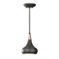 Preview: Elstead Beso Hängeleuchte E27 24cm Dunkle Bronze
