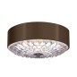Preview: Elstead Botanic Deckenleuchte E27 3-fach 14cm Dunkel gealtertes Messing