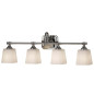 Preview: Elstead Concord LED Wandleuchte G9 4-fach Poliertes Chrom IP44