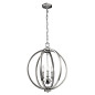 Preview: Elstead Corinne Hängeleuchte E14 3-fach 53cm Poliertes Nickel