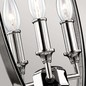 Preview: Elstead Corinne Hängeleuchte E14 3-fach 53cm Poliertes Nickel